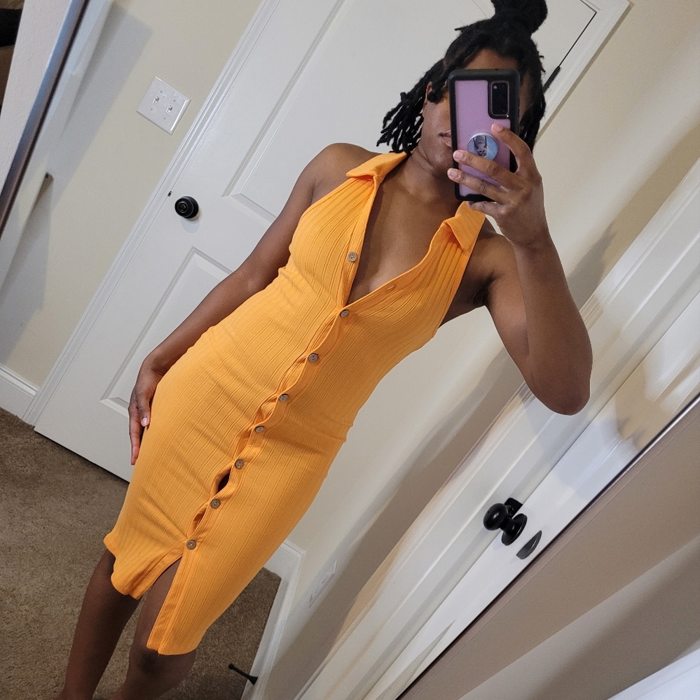 Button dress